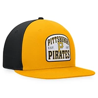 Casquette Snapback Fanatics Or/Noir Pittsburgh Pirates Cycle pour hommes