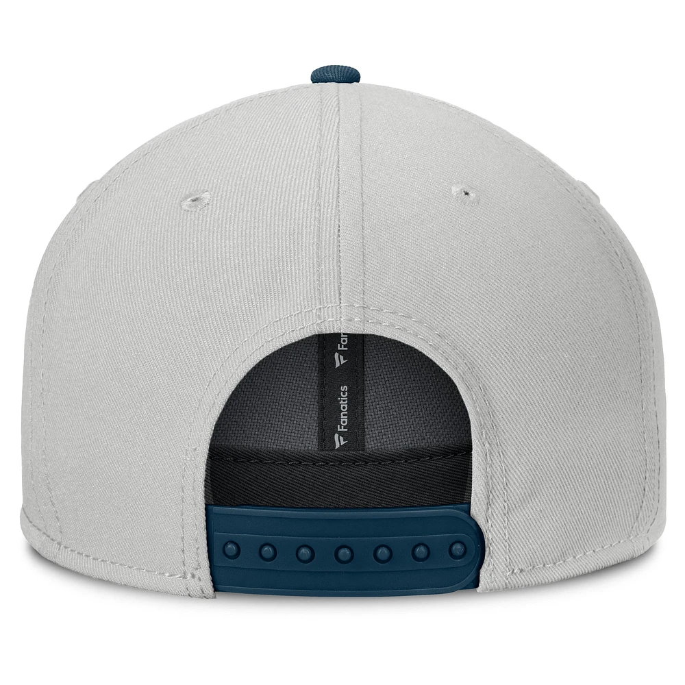 Men's Fanatics Gray Pittsburgh Pirates Knuckleball Snapback Hat