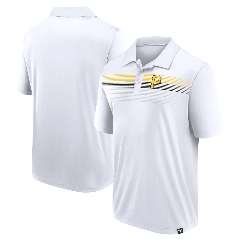 Men's Fanatics White Pittsburgh Pirates Victory For Us Interlock Polo