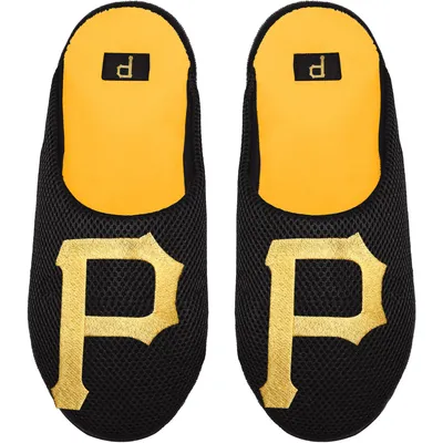 Pittsburgh Pirates FOCO Big Logo Colorblock Mesh Slippers