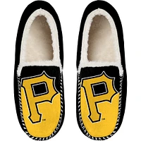 Chaussons mocassins FOCO Pittsburgh Pirates à blocs de couleurs pour hommes