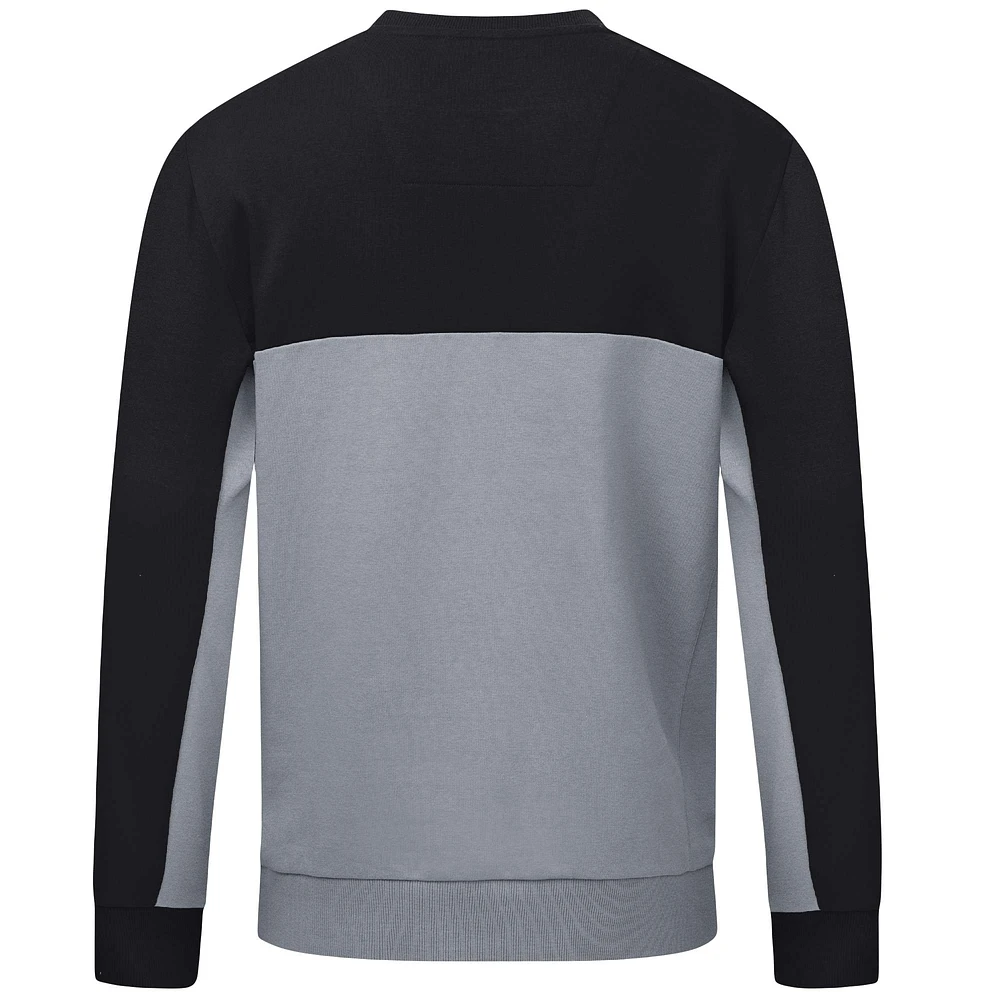 Men's Levelwear Black/Gray Pittsburgh Pirates Legacy Rafters Pullover Sweatshirt
