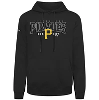 Men's Levelwear Black Pittsburgh Pirates Accolade Podium Textbook Pullover Hoodie