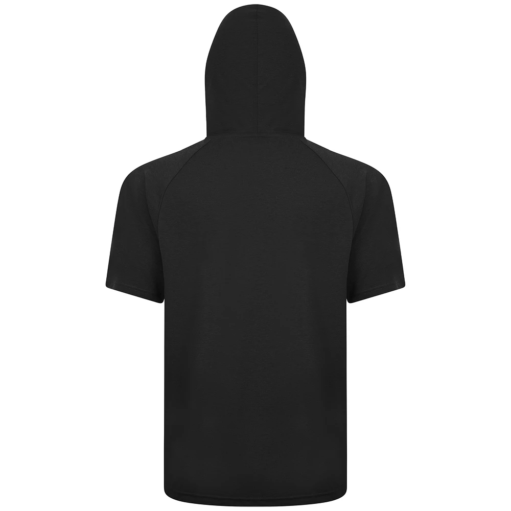 Men's Levelwear Black Pittsburgh Pirates City Connect Relay No Hitter Short Sleeve Hoodie T-Shirt