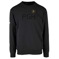 Sweat-shirt à capuche noir avec logo City Connect Zane Core des Pirates de Pittsburgh pour homme Levelwear