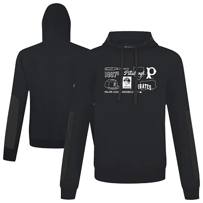 Sweat à capuche noir pour homme Levelwear des Pirates de Pittsburgh, collection Cooperstown, Bombay Campaign