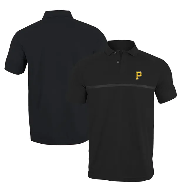 Antigua Men's Pittsburgh Pirates Black Legacy Polo