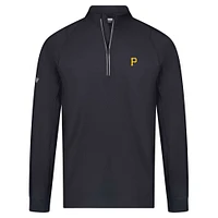 Pull-over noir à glissière quart de tour Theory Insignia 2.0 pour homme Levelwear, Pirates Pittsburgh