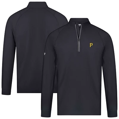 Pull-over noir à glissière quart de tour Theory Insignia 2.0 pour homme Levelwear, Pirates Pittsburgh