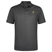 Men's Levelwear Charcoal Pittsburgh Pirates System Insignia 2.0 Polo