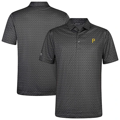 Men's Levelwear Charcoal Pittsburgh Pirates System Insignia 2.0 Polo