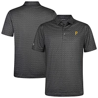 Men's Levelwear Charcoal Pittsburgh Pirates System Insignia 2.0 Polo