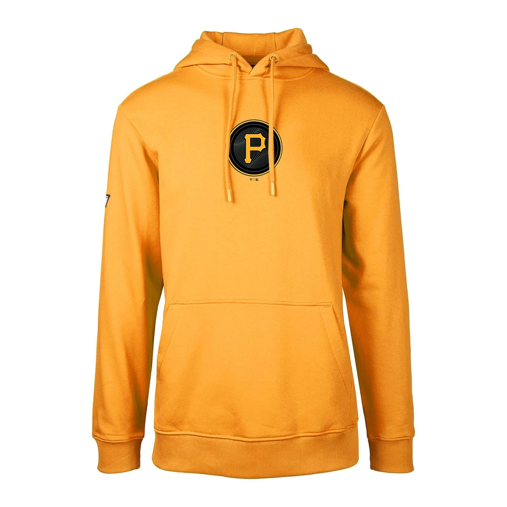Men's Levelwear Gold Pittsburgh Pirates City Connect Podium Core 2.0 Pullover Hoodie