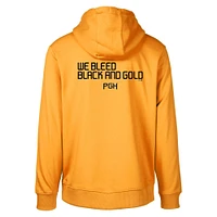 Men's Levelwear Gold Pittsburgh Pirates City Connect Podium Core 2.0 Pullover Hoodie