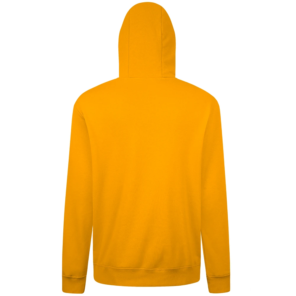 Men's Levelwear Gold Pittsburgh Pirates City Connect Podium Core Logo Pullover Hoodie