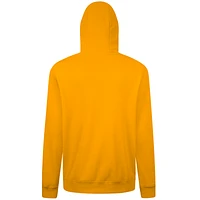 Men's Levelwear Gold Pittsburgh Pirates City Connect Podium Core Logo Pullover Hoodie