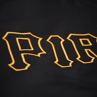 Veste Mitchell & Ness noire/dorée à boutons-pression pour homme, collection Cooperstown, des Pirates de Pittsburgh.