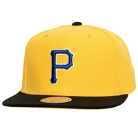 Casquette Snapback Pittsburgh Pirates Hometown or/noir Mitchell & Ness pour homme