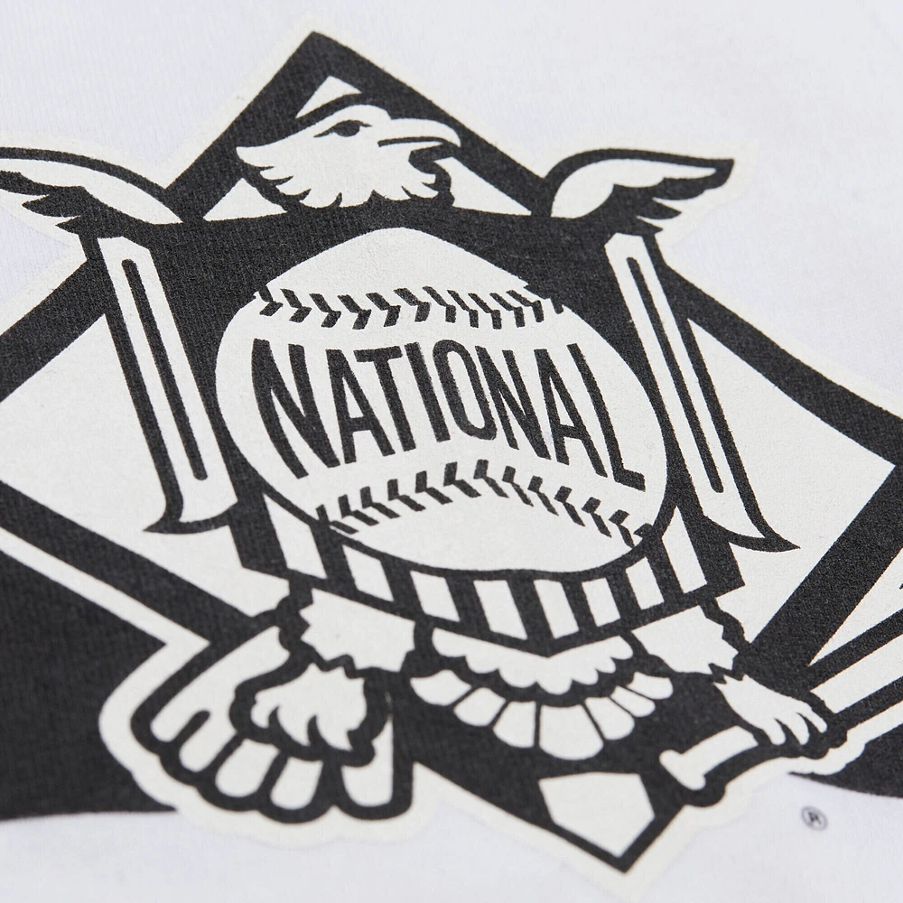 T-shirt blanc premium Mitchell & Ness pour homme, collection Cooperstown, Pirates de Pittsburgh, Team Origins