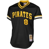 Maillot pour homme Mitchell & Ness Willie Stargell Black Pittsburgh Pirates Cooperstown Collection Big Tall Mesh Batting Practice Jersey