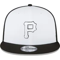 New Era Pittsburgh Pirates 9FIFTY Black & White Snapback Hat