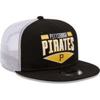 New Era Pittsburgh Pirates 9FIFTY Black & White Snapback Hat