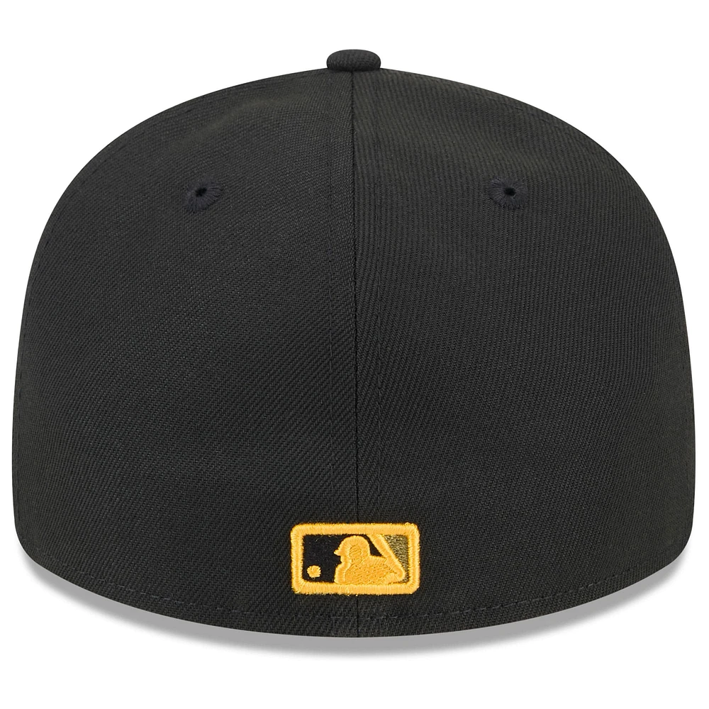 Casquette ajustée 59FIFTY à profil bas pour la Journée des Forces armées 2024 Pirates de Pittsburgh New Era noire hommes