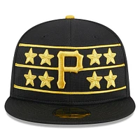 Men's New Era  Black Pittsburgh Pirates 2025 Batting Practice 59FIFTY Fitted Hat