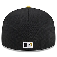 Men's New Era  Black Pittsburgh Pirates 2025 Batting Practice 59FIFTY Fitted Hat