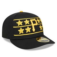 Men's New Era  Black Pittsburgh Pirates 2025 Batting Practice Low Profile 59FIFTY Fitted Hat