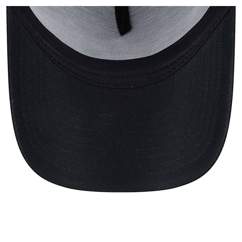 Casquette ajustable A-Frame Trucker 9FORTY des Pirates de Pittsburgh de New Era pour homme, noire