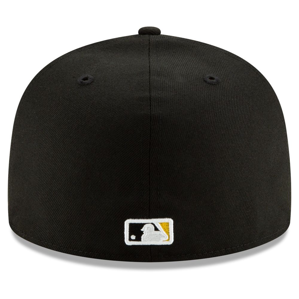 Men's New Era Black Pittsburgh Pirates Alternate 2 Authentic Collection On-Field 59FIFTY Fitted Hat