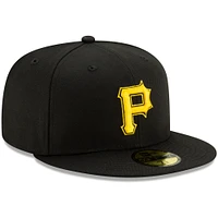 Men's New Era Black Pittsburgh Pirates Alternate 2 Authentic Collection On-Field - 59FIFTY Fitted Hat
