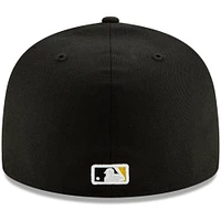Men's New Era Black Pittsburgh Pirates Alternate 2 Authentic Collection On-Field - 59FIFTY Fitted Hat
