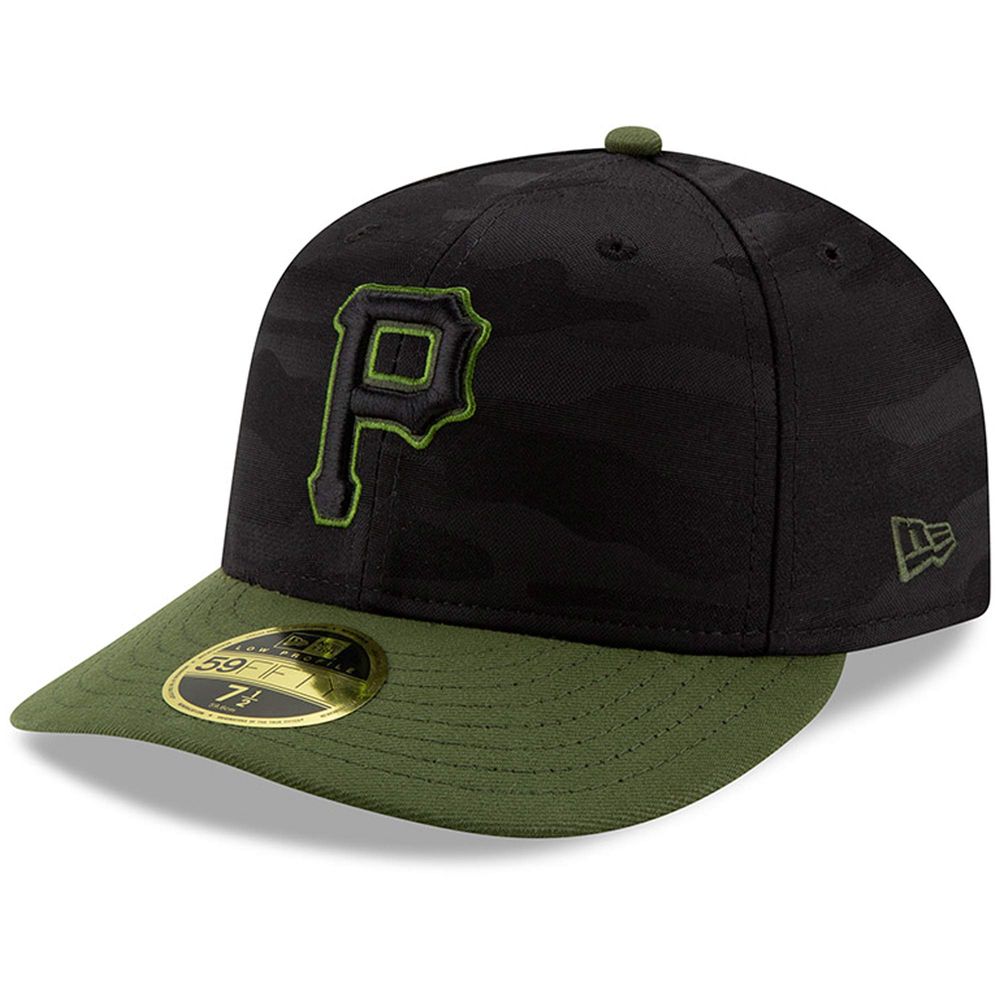 New Era 59FIFTY Pittsburgh Pirates Alternate 2 Authentic Collection on Field Fitted Hat Black