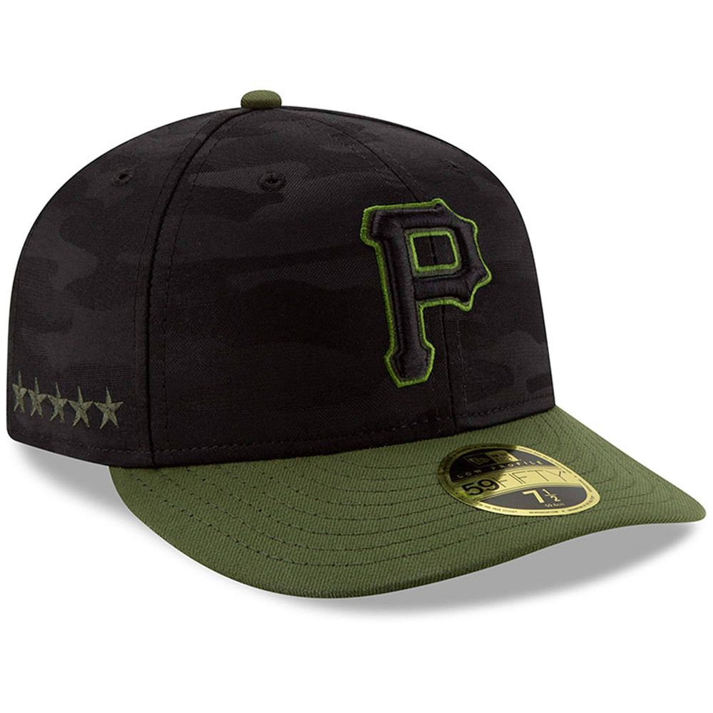 New Era 59FIFTY Pittsburgh Pirates Alternate 2 Authentic Collection on Field Fitted Hat Black