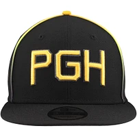 Men's New Era Black Pittsburgh Pirates City Connect 9FIFTY Snapback Hat