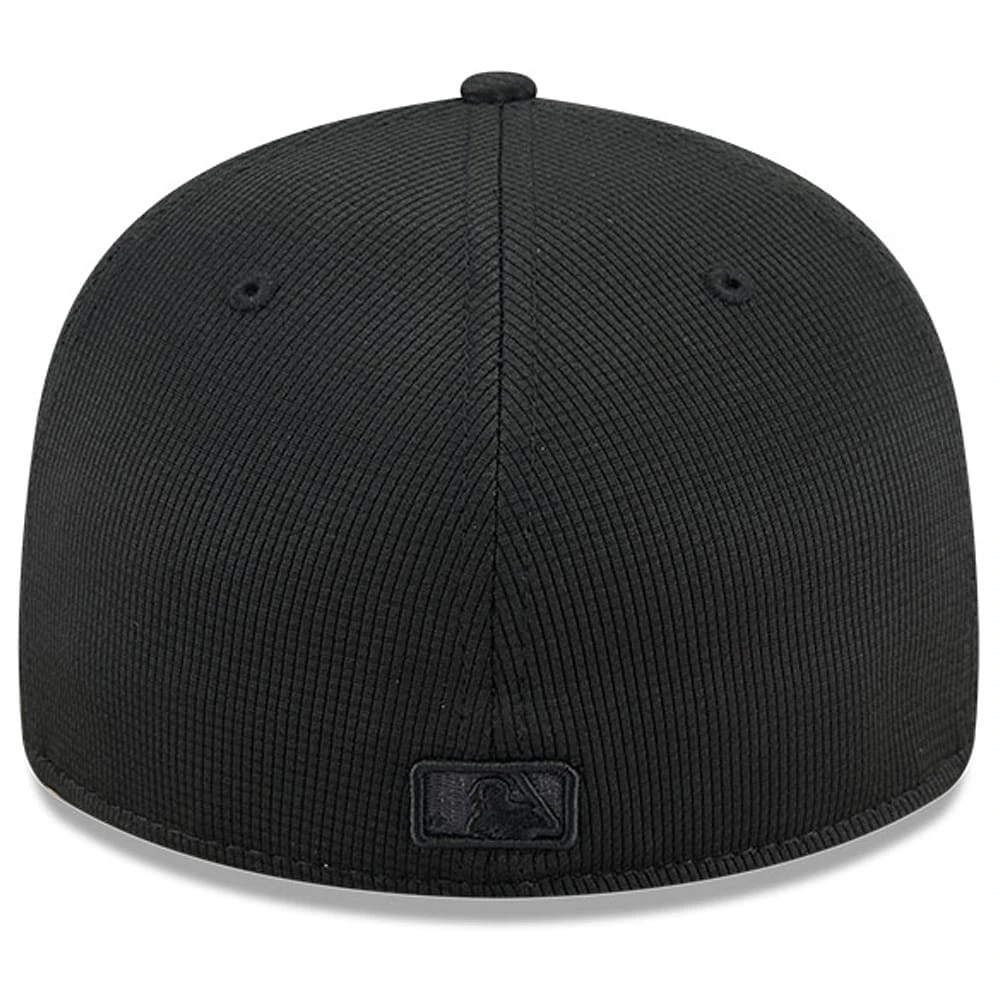Casquette d'entraînement au bâton 59FIFTY noire New Era pour homme, City Connect, des Pirates de Pittsburgh
