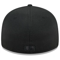Casquette d'entraînement au bâton 59FIFTY noire New Era pour homme, City Connect, des Pirates de Pittsburgh