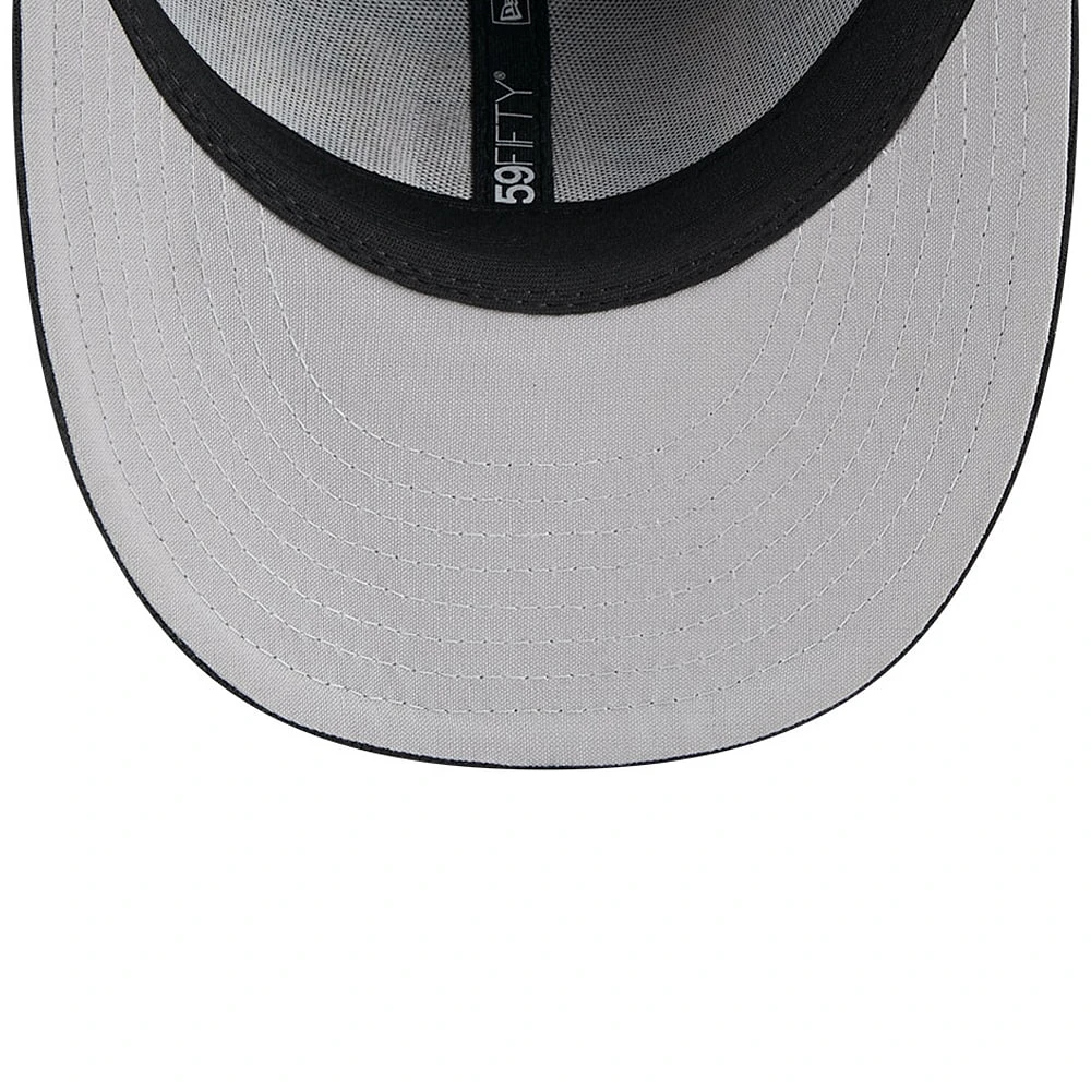 Casquette d'entraînement au bâton 59FIFTY noire New Era pour homme, City Connect, des Pirates de Pittsburgh