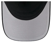 Men's New Era Black Pittsburgh Pirates City Initial 9FORTY A-Frame M-Crown Adjustable Trucker Hat