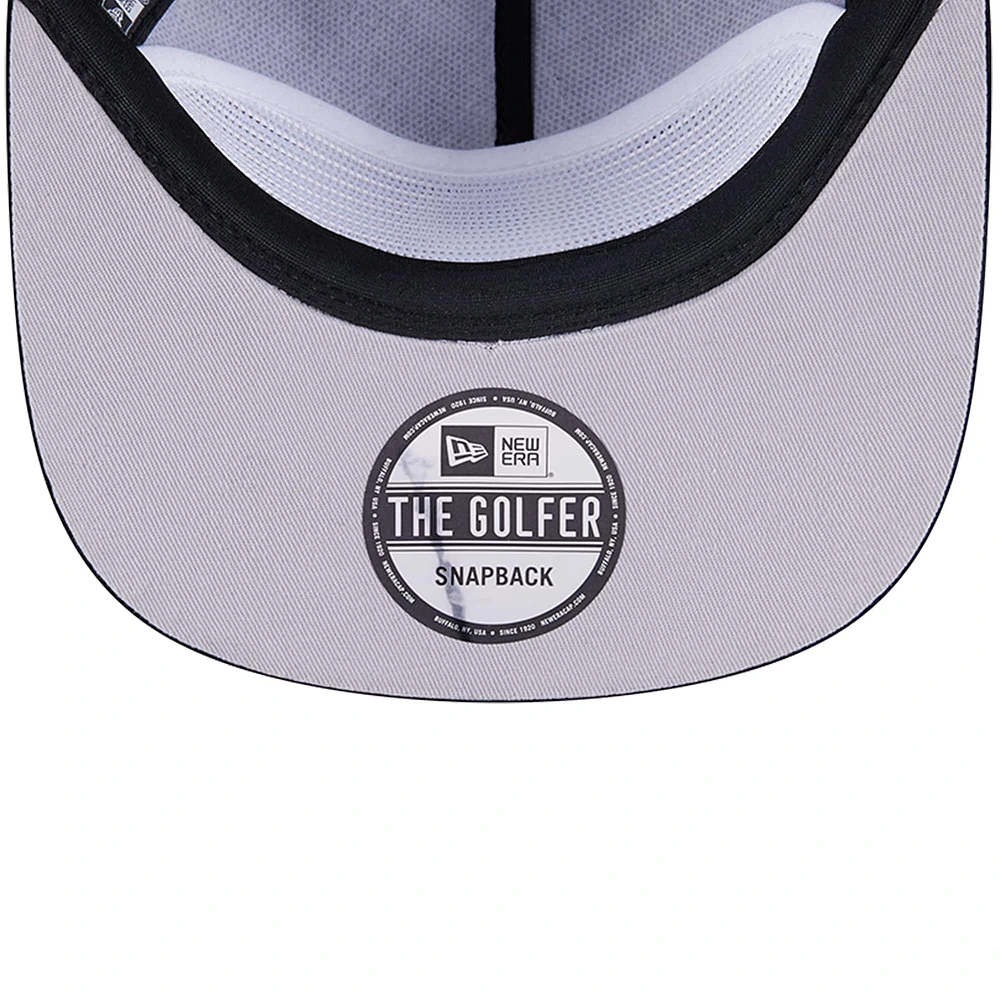 Casquette réglable de golfeur en filigrane en velours côtelé noir Pittsburgh Pirates New Era pour hommes