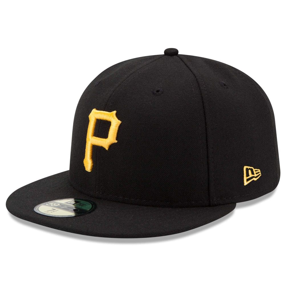 Men's New Era Black Pittsburgh Pirates Game Authentic Collection On-Field 59FIFTY Fitted Hat