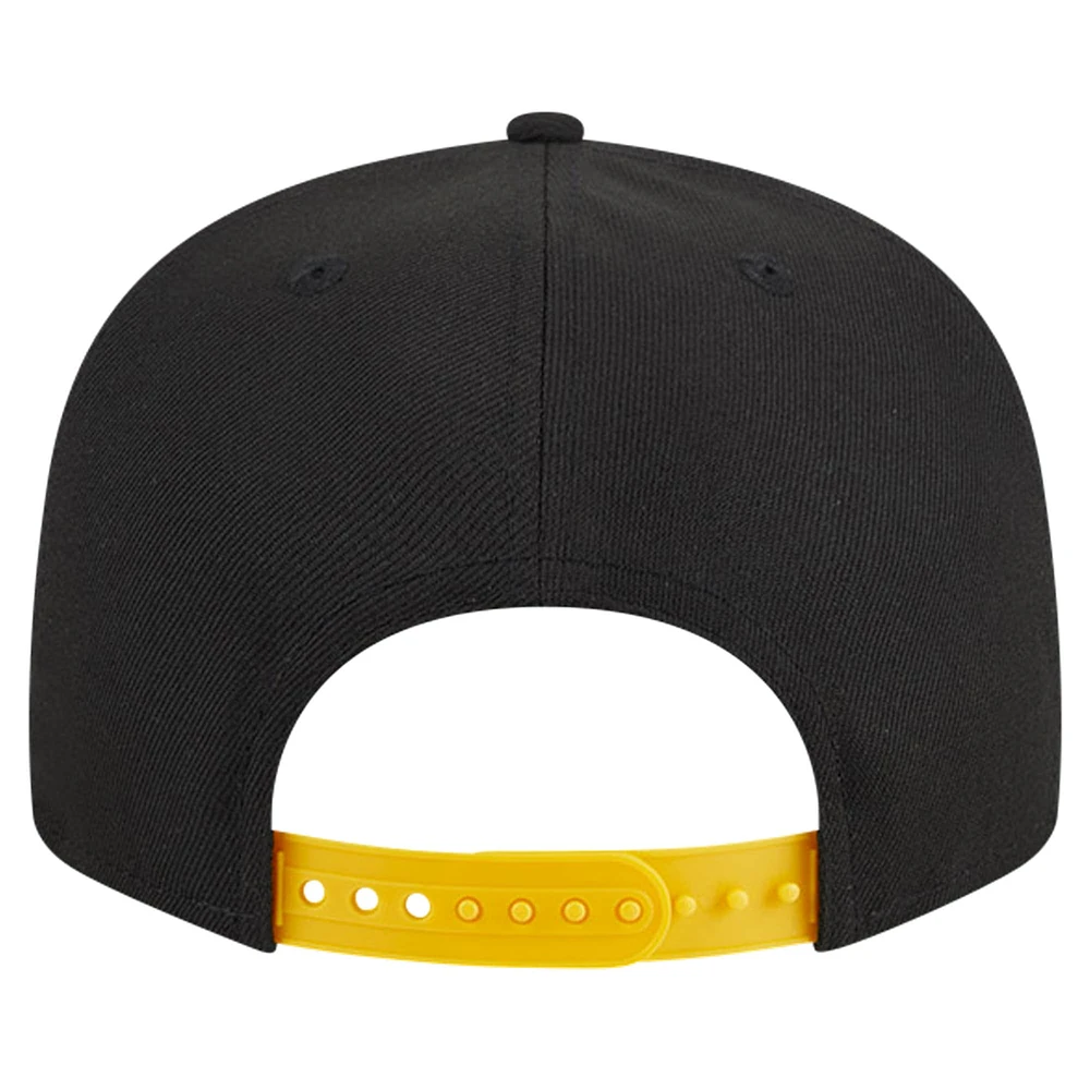 Casquette Snapback 9FIFTY Game Day Bold des Pirates de Pittsburgh New Era noire pour hommes