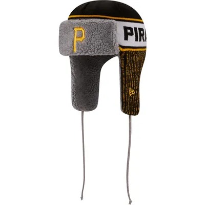 Pittsburgh Pirates New Era Knit Trapper Hat - Black