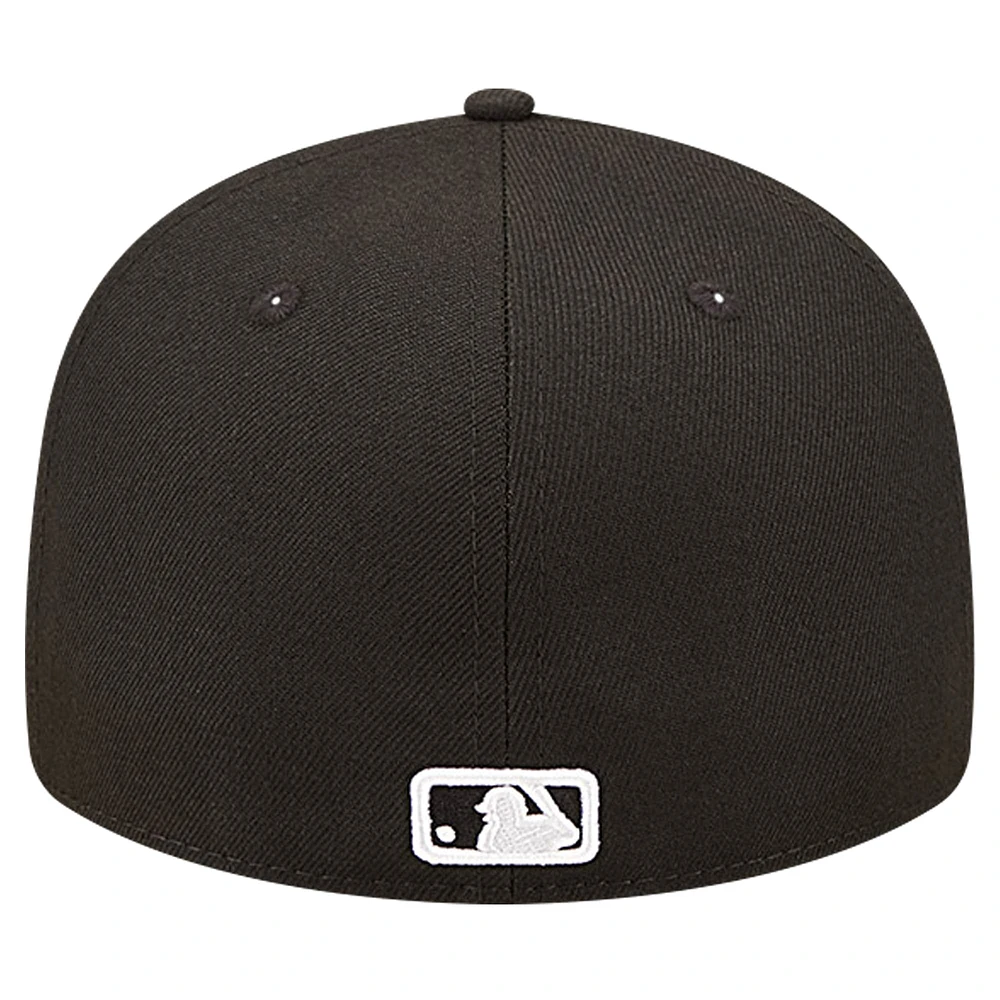 Men's New Era Black Pittsburgh Pirates Low Profile 59FIFTY Fitted Hat