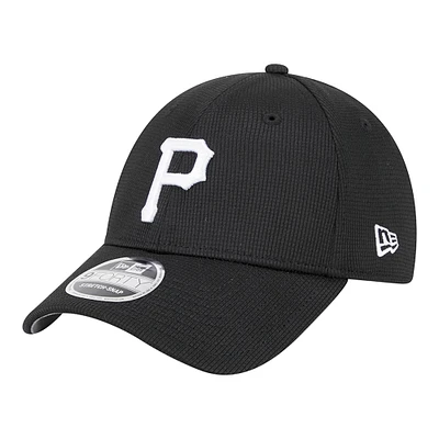 Casquette ajustable Pivot 9FORTY des Pirates de Pittsburgh de New Era pour homme, noire