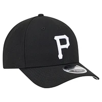 Men's New Era  Black Pittsburgh Pirates Player Replica 9FORTY Adjustable Hat