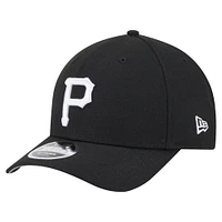 Men's New Era  Black Pittsburgh Pirates Player Replica 9FORTY Adjustable Hat