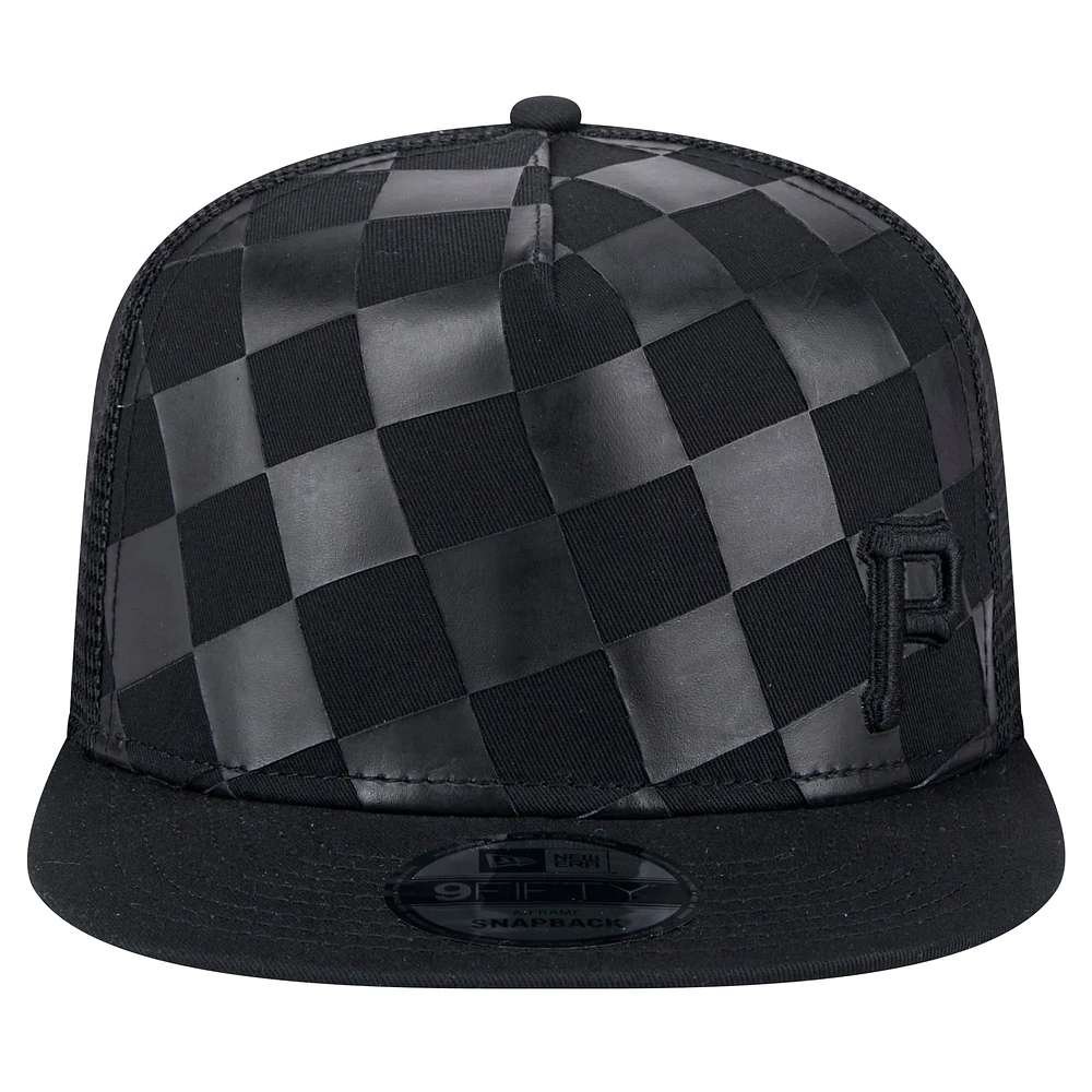 Casquette Snapback A-Frame Trucker Score Check 9FIFTY des Pirates de Pittsburgh de New Era pour homme